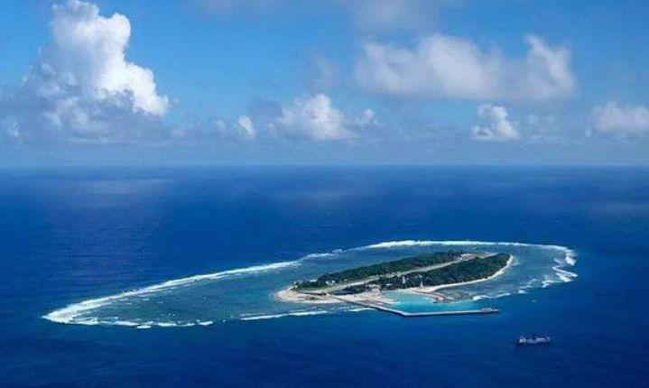 美济礁填海最新图片，海洋中的回忆，温馨的瞬间